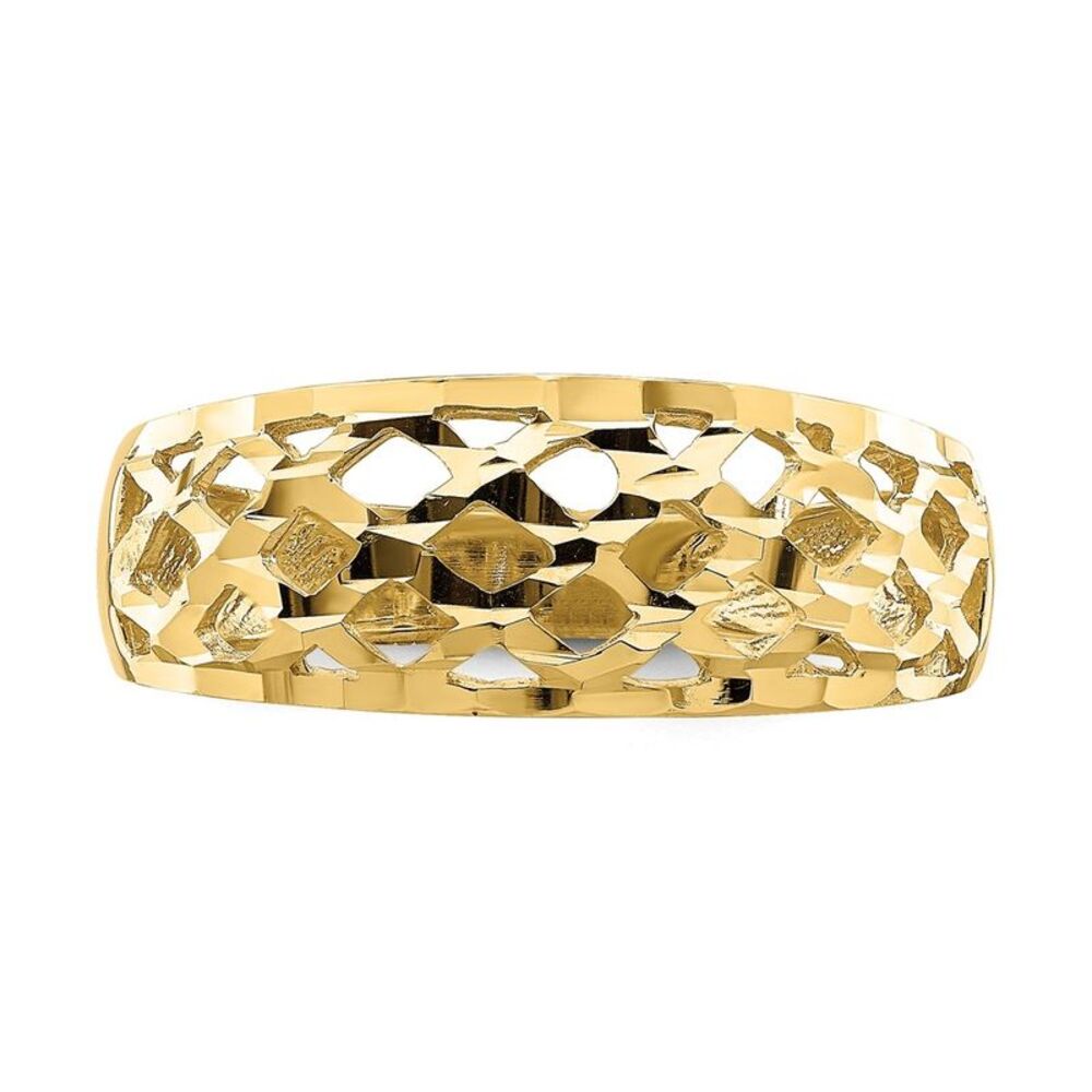 Kazi Luxury 14k Yellow Gold Solid D/C Woven Patte… - image 5